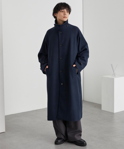 SOPHNET. OVERSIZED COAT オーバーサイズドメルトンコート SOPHNET.（ソフネット）の「OVERSIZED COAT（その他アウター）」 - WEAR