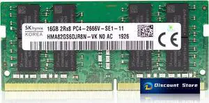 SK Hynix 32GB(2X16GB) HMA82GS6DJR8N-VK 2RX8 DDR4 2666MHz SODIMM