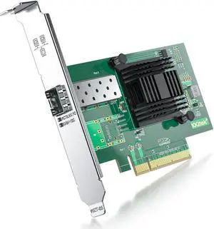 10Gb PCI-E Network Card Compatible for Intel X550-T1, Single RJ45