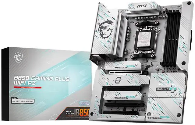 MSI B850 GAMING PLUS WIFI PZ AM5 AMD B850 ATX Back-Connect