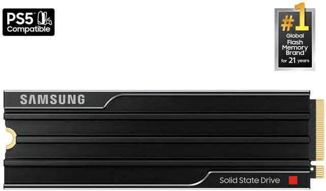SAMSUNG SSD 9100 PRO with Heatsink 4TB, PCIe 5.0x4 M.2 2280, Seq