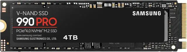SAMSUNG 990 PRO SSD 4TB PCIe 4.0 M.2 2280 Internal Solid State