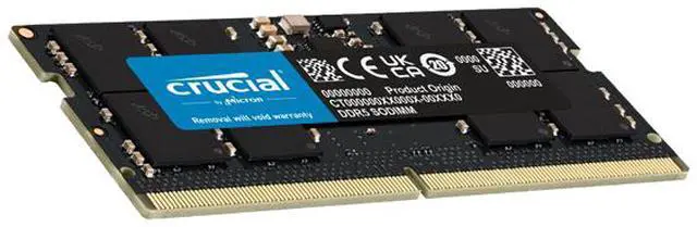 Crucial DDR5 Classic 16GB (2 x 8GB) 262-Pin DDR5 SO-DIMM DDR5 5600