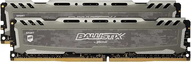 Ballistix Sport LT 16GB Kit (8GBx2) DDR4 2666 MT/s (PC4-21300) DR