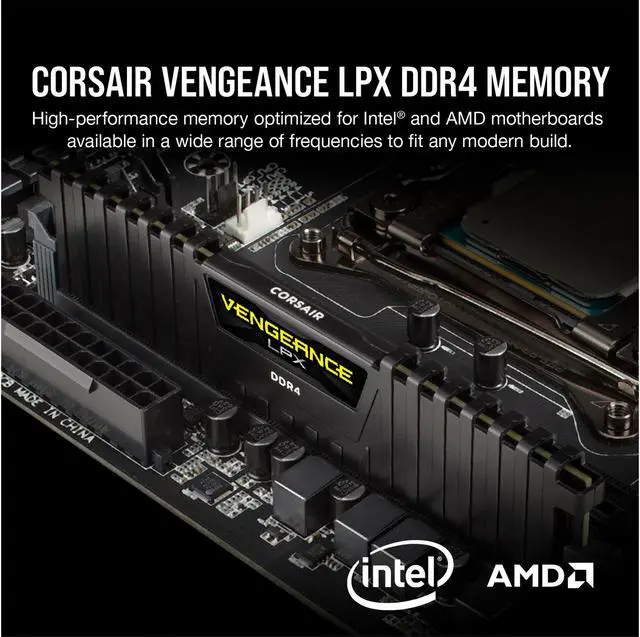 CORSAIR Vengeance LPX 16GB (2 x 8GB) 288-Pin PC RAM DDR4 2666 (PC4