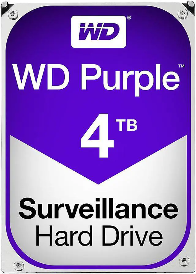 WD Purple 4TB Surveillance Hard Drive 5400 RPM 3.5