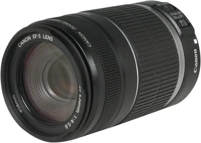 Canon EF-S 55-250mm f/4-5.6 IS Telephoto Zoom Lens - Newegg.com