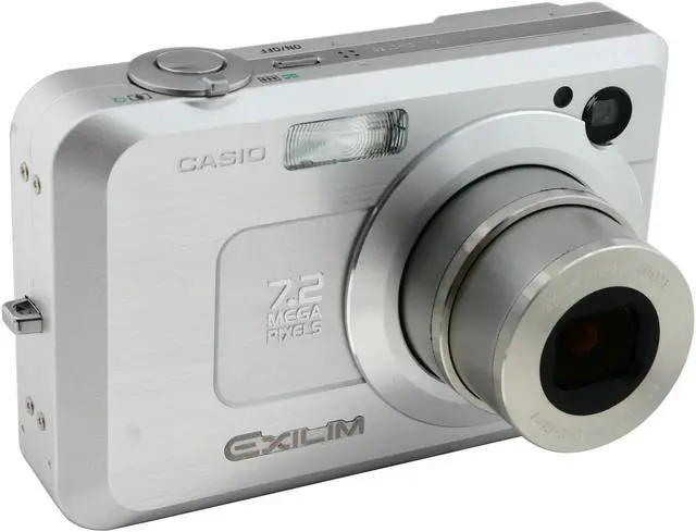 CASIO Exilim EX-Z750 Silver 7.2MP Digital Camera - Newegg.com