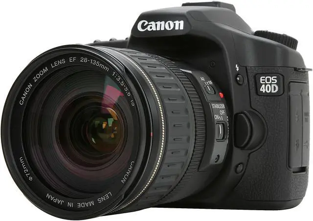 Canon EOS 40D Black Digital SLR Camera / EF 28-135mm f/3.5-5.6 IS