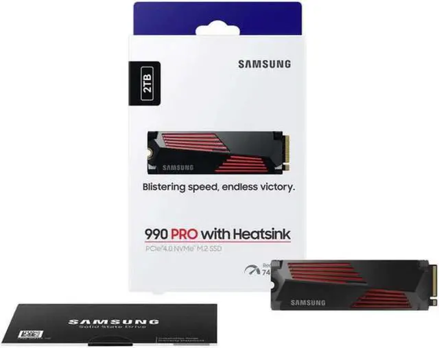 SAMSUNG 990 PRO w/ Heatsink Gaming Package M.2 2280 2TB PCI