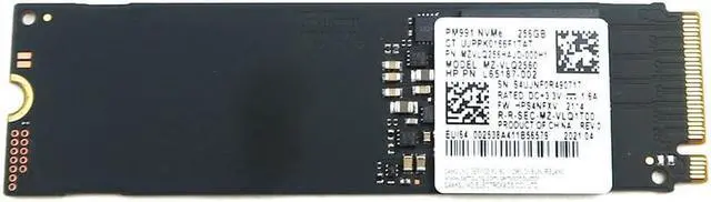 MZVLQ256HAJD-000H1_UB Samsung PM991 MZ-VLQ2560 256GB Nvme M.2 2280