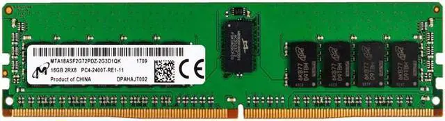 MTA18ASF2G72PDZ-2G3D1 Micron 16GB PC4-19200 DDR4-2400MHz ECC
