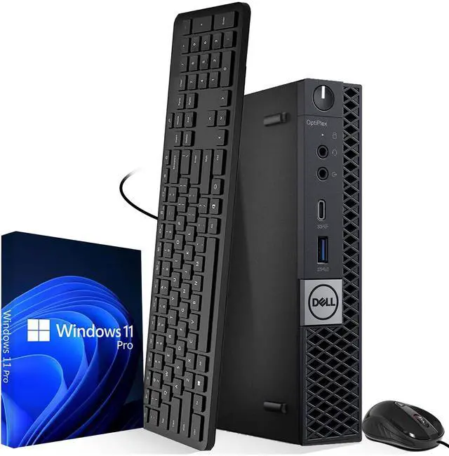 Refurbished: Dell OptiPlex 7070 Desktop Tiny Computer PC Intel