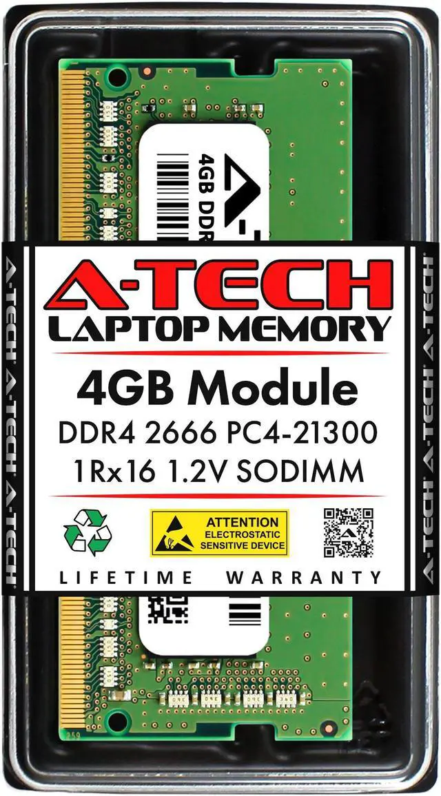 4GB RAM Replacement for Kingston HP26D4S9S1ME-4, KCP426SS6/4