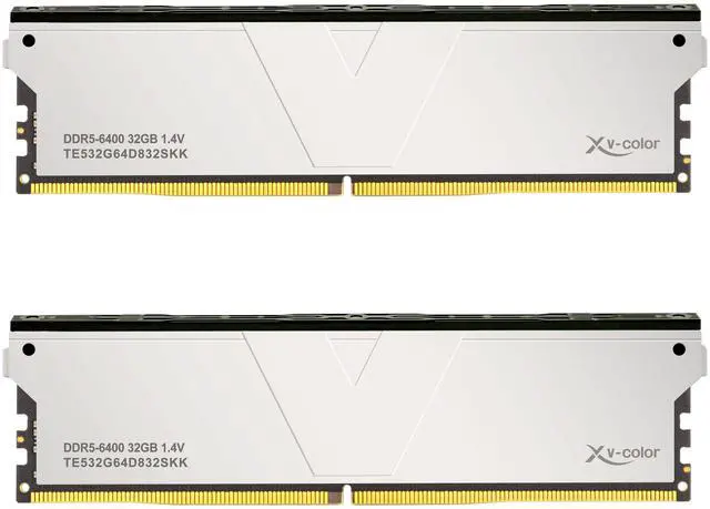 V-Color DDR5 32GB (16GBx2) 6400MHz CL32 1Rx8 OC ECC UNBUFFERED