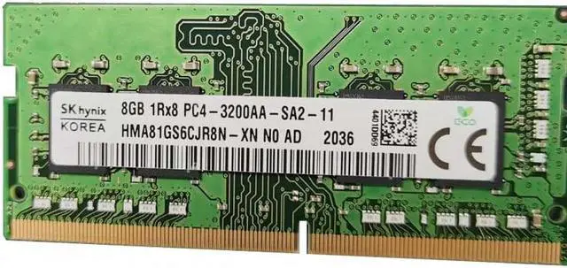 SK HYNIX HMA81GS6CJR8N-XN 8GB 3200 DDR4 1Rx8 PC4-3200AA-SA2-11