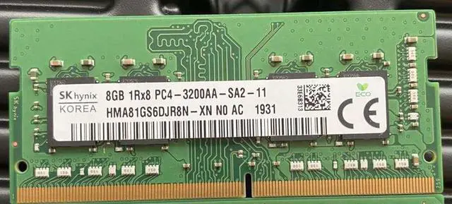 SK HYNIX HMA81GS6DJR8N-XN 8GB 3200 DDR4 1Rx8 PC4-3200AA-SA2-11
