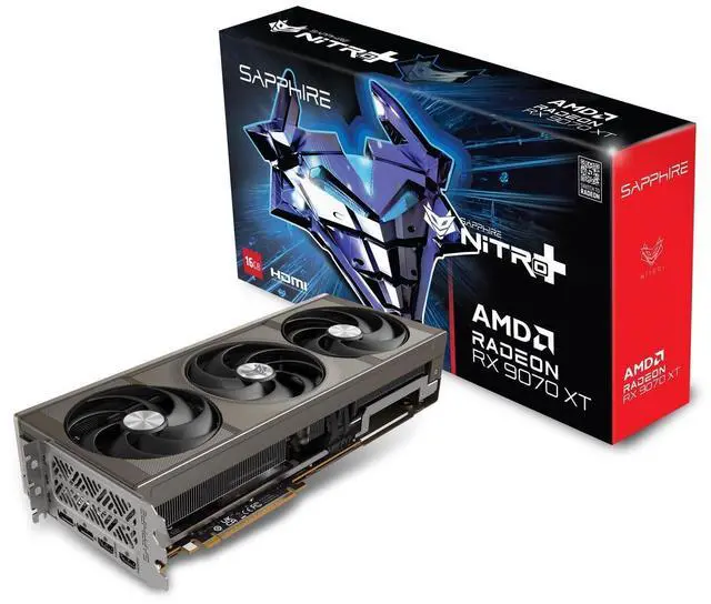 SAPPHIRE NITRO+ Radeon RX 9070 XT 16GB GDDR6 PCI Express 5.0 x16