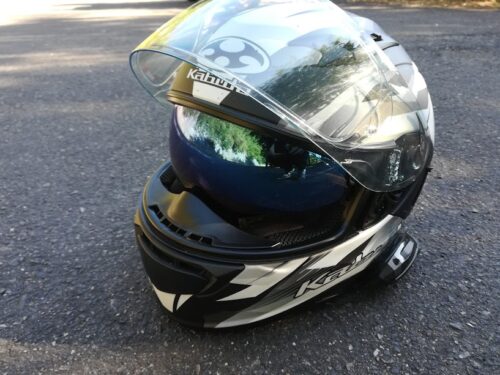 OGK KamuiⅢ（カムイ3）のインナーシールドを変えて、見え方を比較して