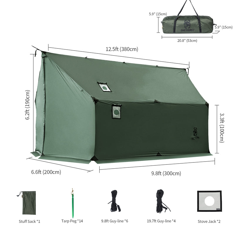 TEGIMEN ハンモックオーニング & ホットテント | OneTigris