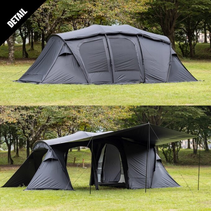 数量限定モデル】ビジョンピークス「クアトロアーチ2ルームテント＋RF