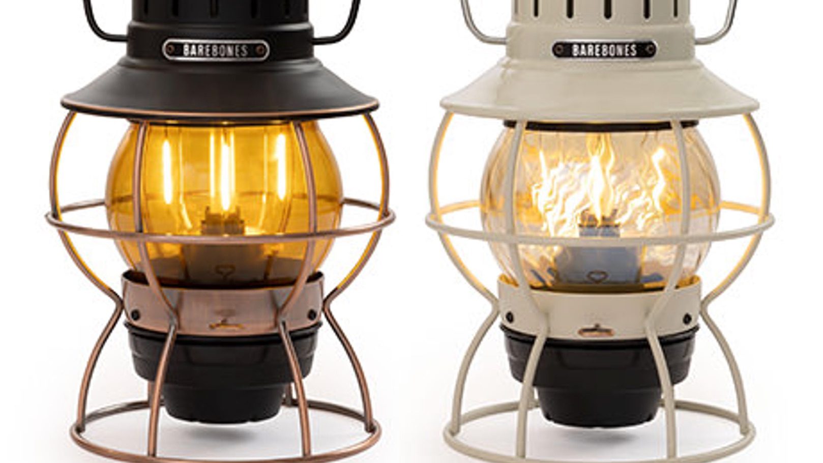 ベアボーンズから2色の「レイルロードランタン 交換用ガラスホヤ」登場