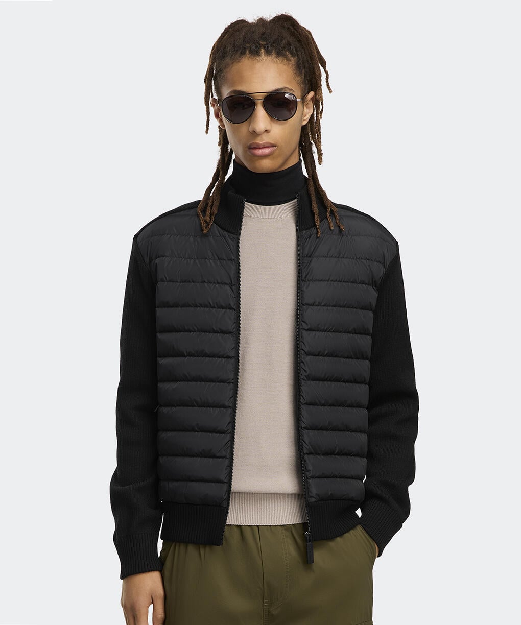 ハイブリッジ ニット ジャケット ブラックレーベル(6830MB)｜カナダ