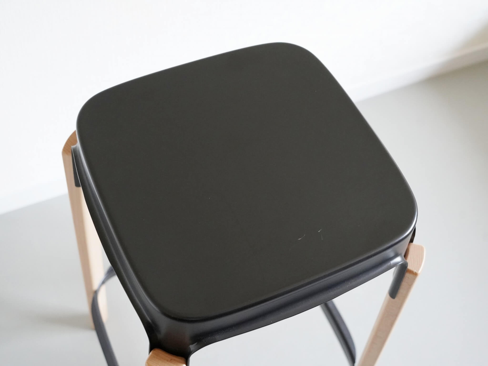 スチールウッド ハイスツール ブルレック ビーチ×ブラック ロナン