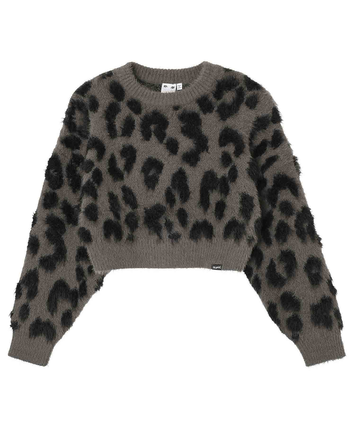 LEOPARD CROPPED KNIT TOP X-girl – calif（カリフ）公式サイト