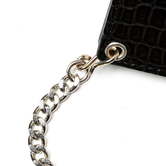 TSY CROCODILE LEATHER TRACKER WALLET – CALEE ONLINE STORE