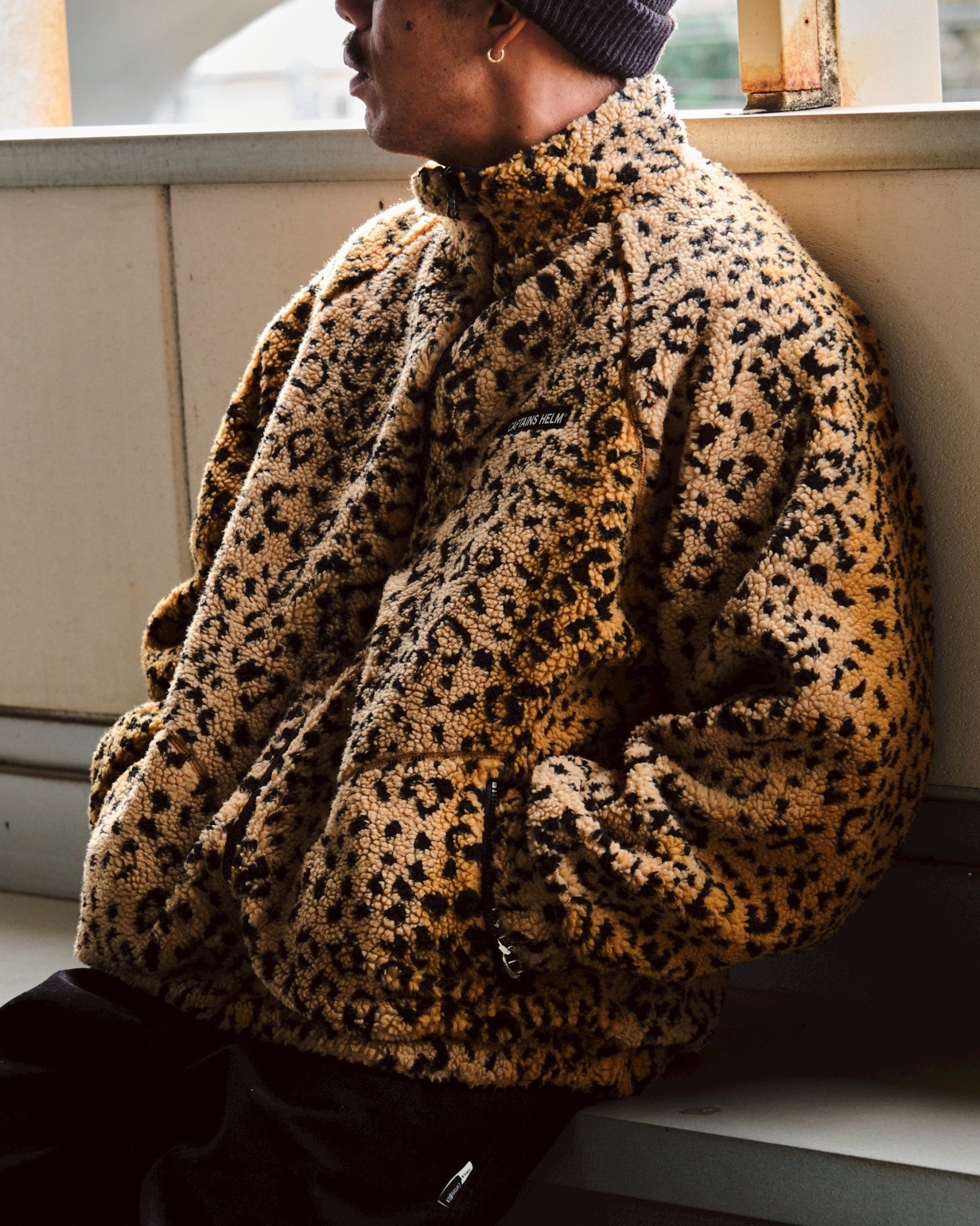 CAPTAINS HELM #REVERSIBLE FLEECE JACKET