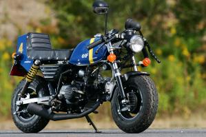 4Lモンキー(Z50J)をベースに、'70年代流行のパーツを投入｜JPR、FRP