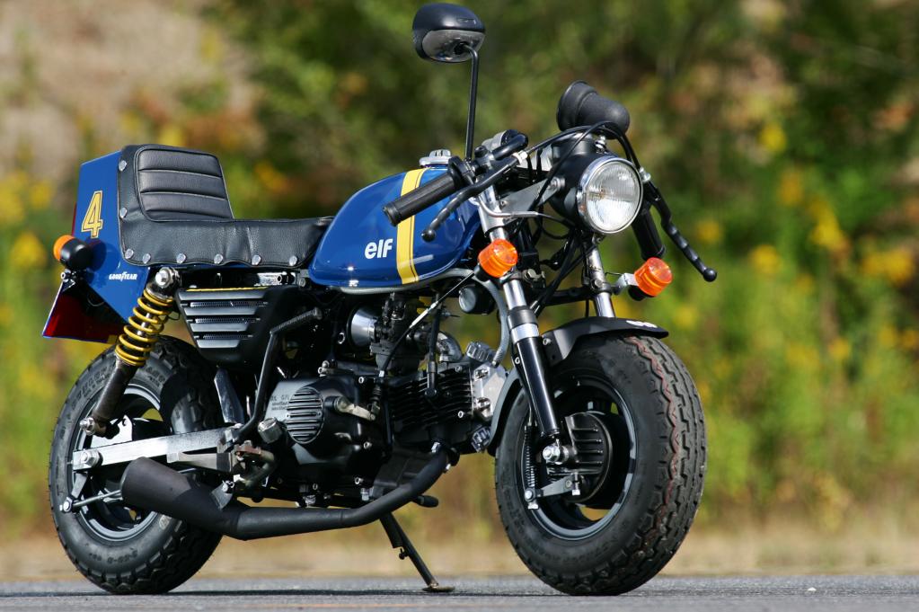 4Lモンキー(Z50J)をベースに、'70年代流行のパーツを投入｜JPR、FRP