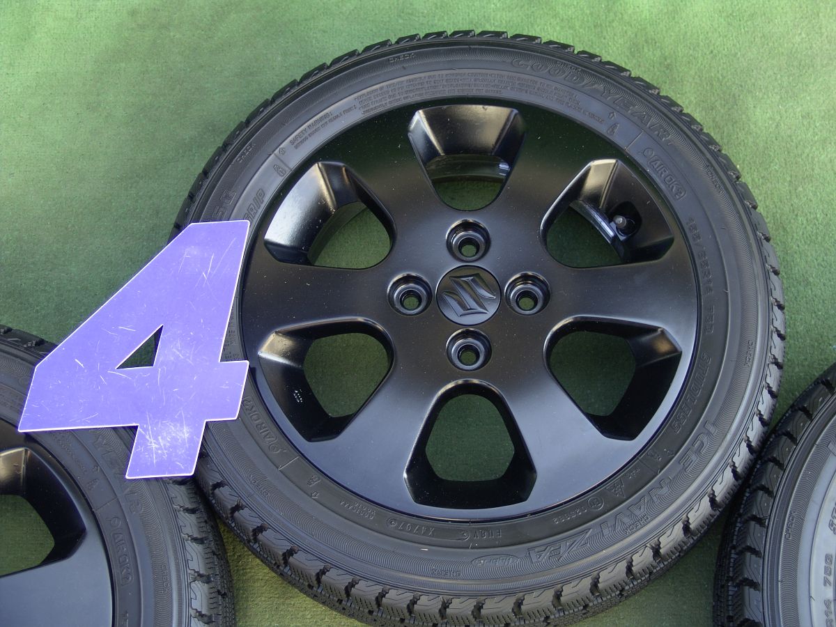 SUZUKI (スズキ) WAGON-R (ワゴンR) 純正 13×4J(+45)100-4H リメイク