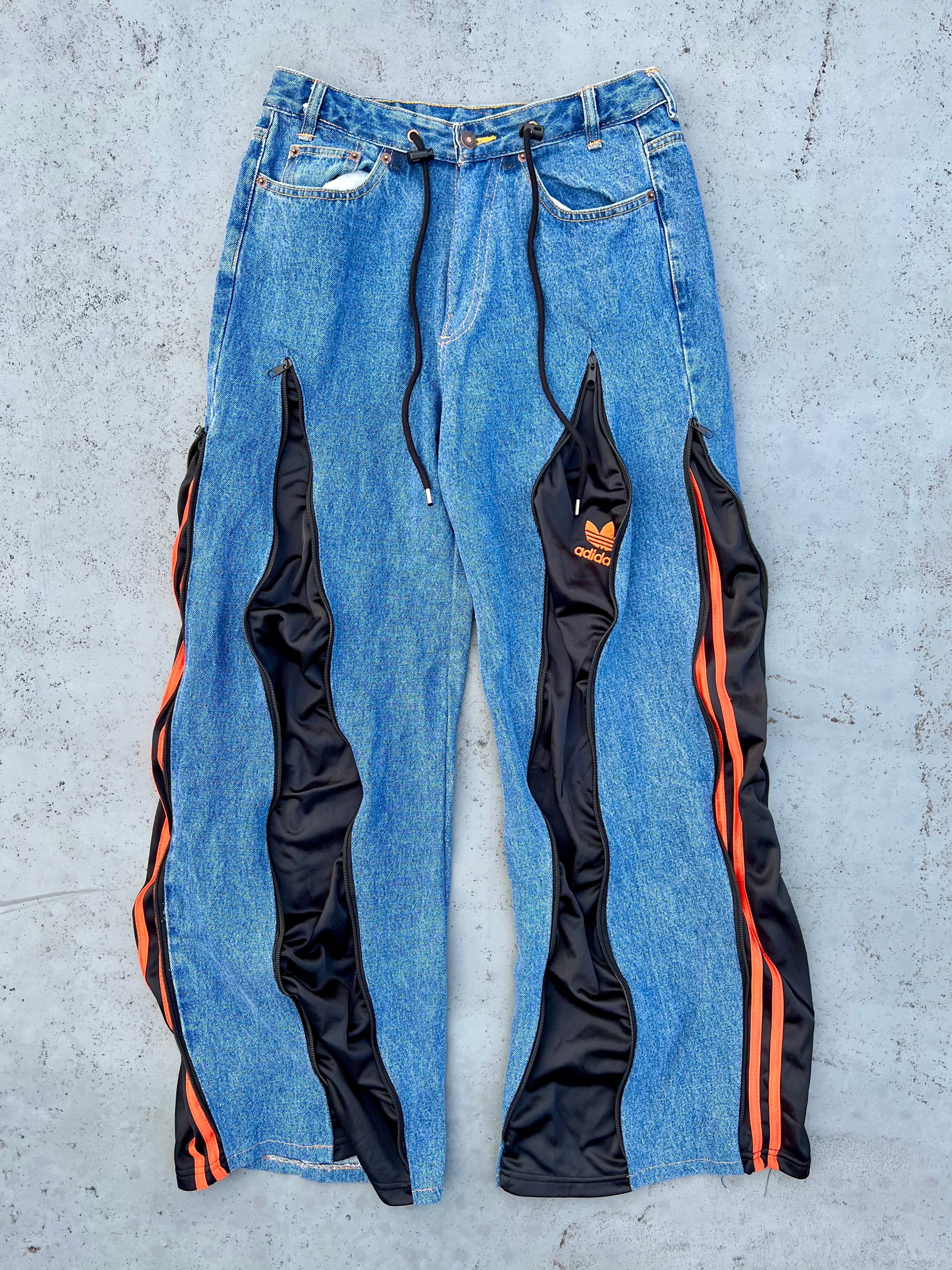 リメイク ジップ デニム パンツ ロング【ユニセックス】 #20 – Carry