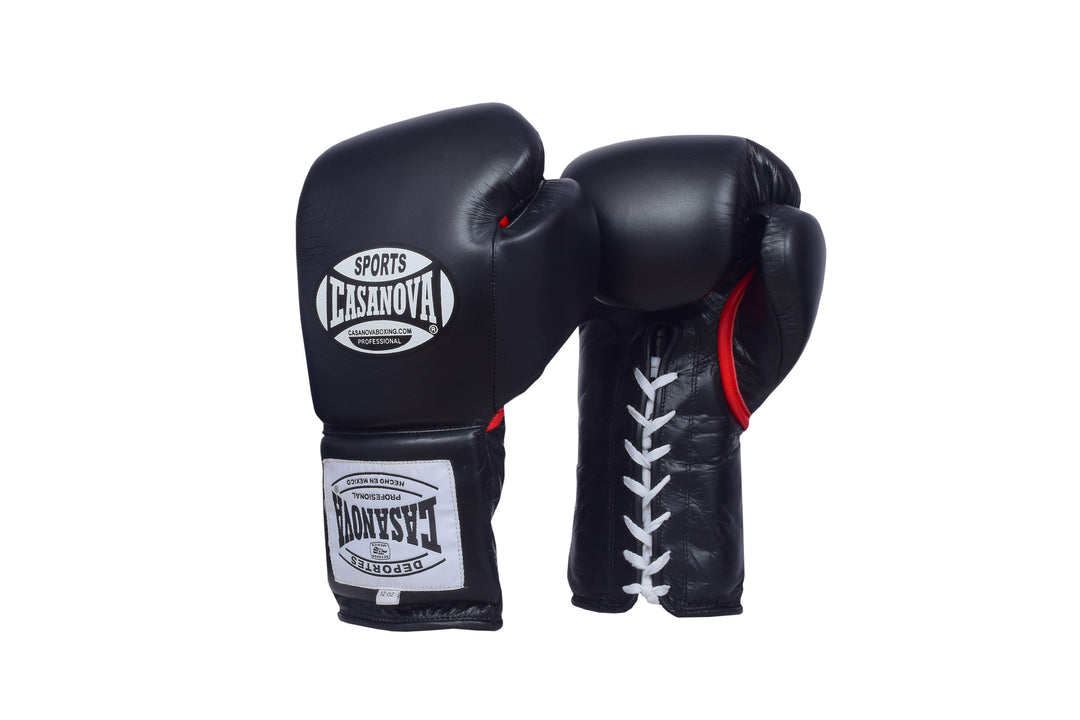 Casanova Boxing® Lace-up glove black/red/green