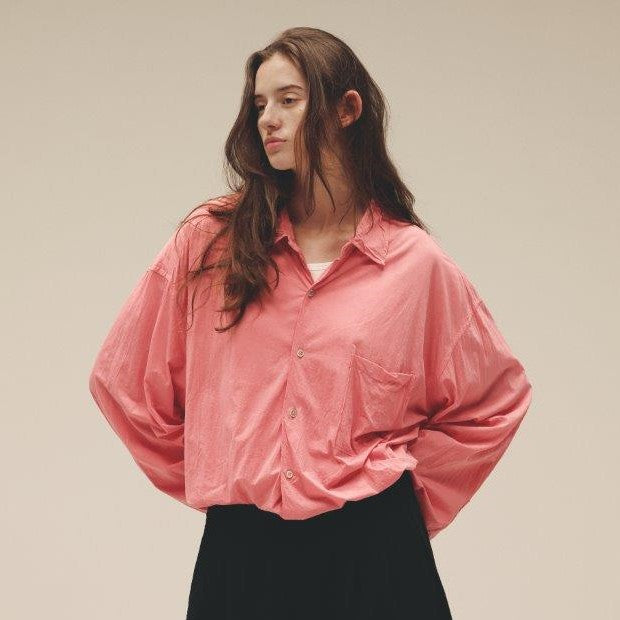 KANEMASA PHIL / 46G Atmosphere Stripe S/S Shirt KHAKI – CASDAY