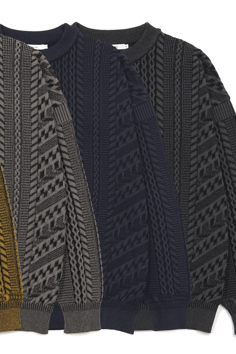 YASHIKI YSK-25AW-KN03 Fubuki Knit BLACK – CASDAY / キャスデイ