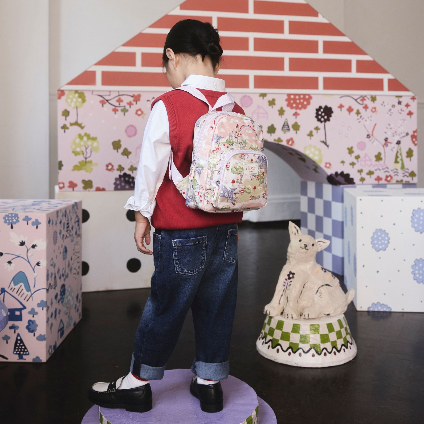 ミッフィー キッズ ラージ バックパック Miffy Canvas | Cath Kidston