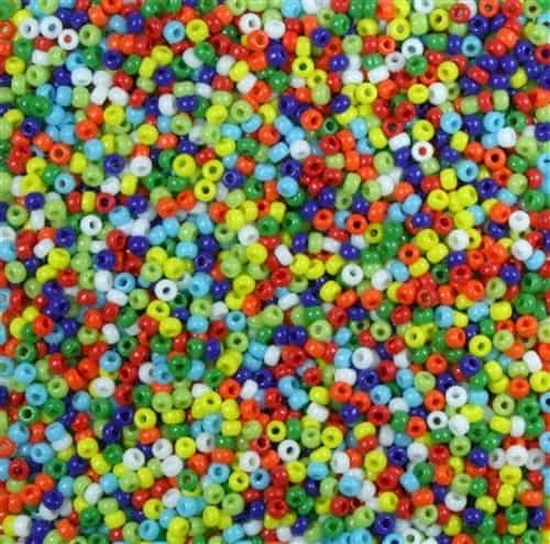 Miyuki 11/0 Seed Bead Mix 24 Grams OP Rainbow