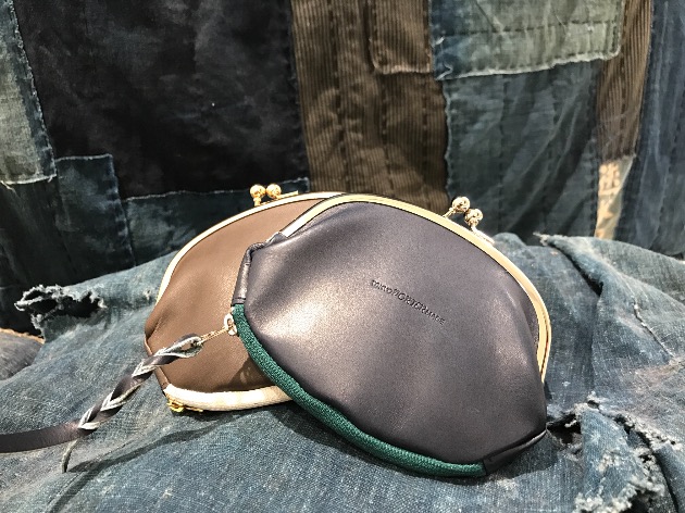 PORTER B印 YOSHIDA 別注がま口ウォレット 鉄粉染 ブラウン PORTER