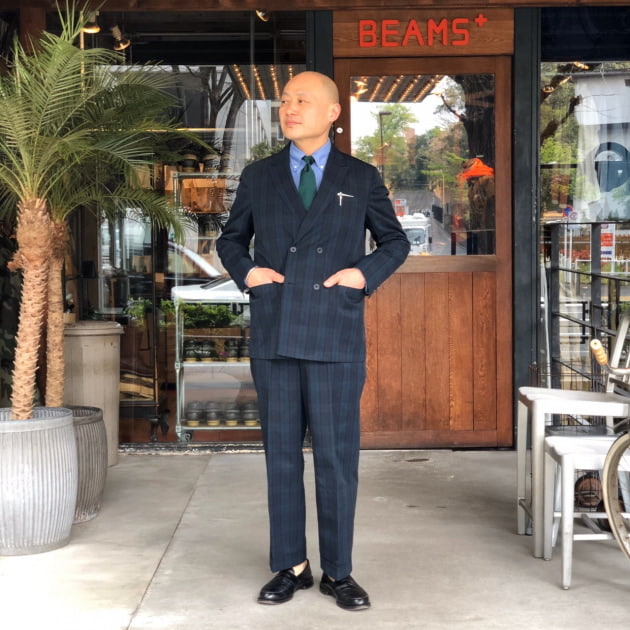 おすすめのタータン柄セットアップスーツです。｜ビームス プラス 原宿