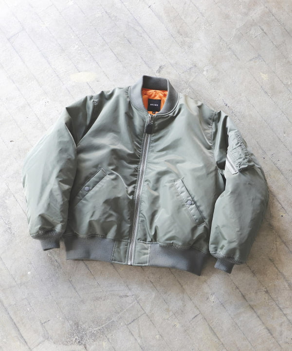 サーモライト(R)マイクロを使用したMA-1。｜ビームス 博多｜BEAMS