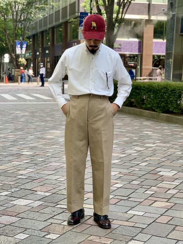 Dress×Military Chino Trousers ～KAPTAIN SUNSHINE～｜BEAMS PLUS