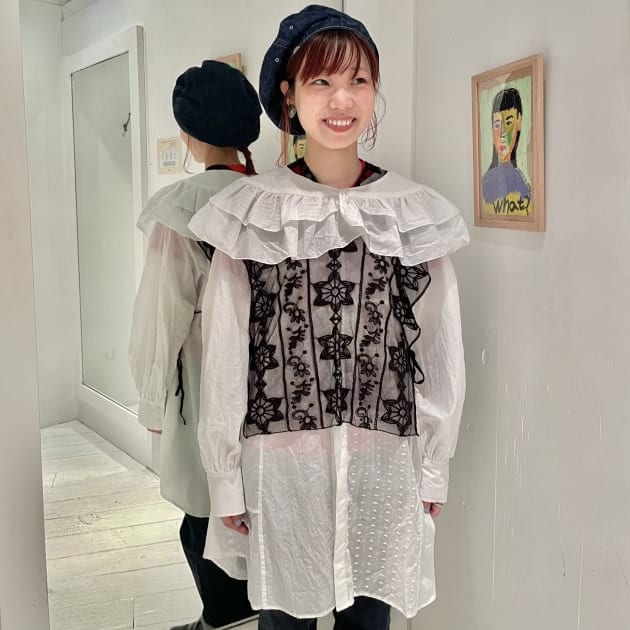 可愛いが詰まった♡＜TORI-TO＞フリルカラーシャツ！｜ビームス ボーイ