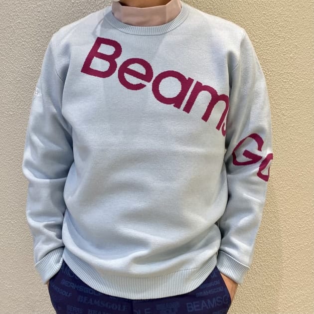 ロゴが目を引くセーターのご紹介｜ビームス ゴルフ なんばパークス店