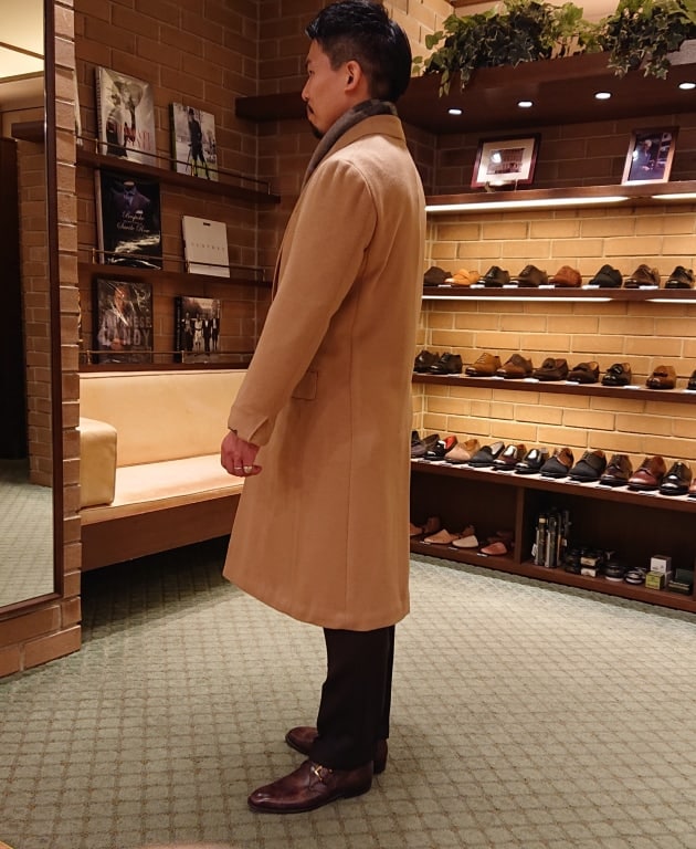 Brilla per il gustoオリジナル キャメルヘアーチェスターコート編