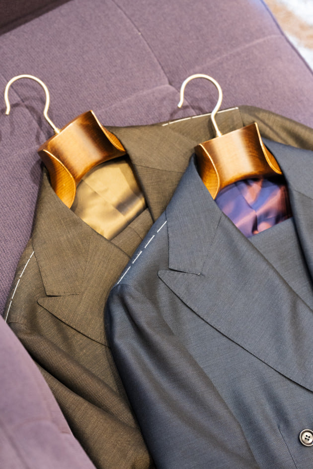 ダブルのモヘア混スーツ＜Stile Latino＞｜ビームスF