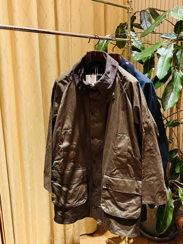 Barbour × BEAMS F / 別注 GAMEFAIR ピーチドコットン コートのご紹介