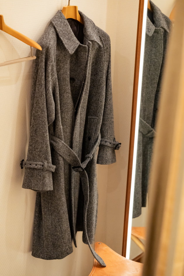 ヘリンボーンラグランスリーブコート＜BEAMS F＞｜ビームス ライフ